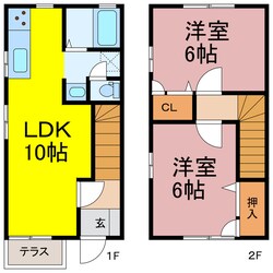 エスポワールの物件間取画像